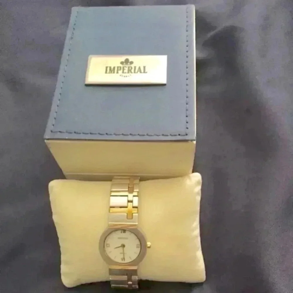 Imperial Geneve watch with 18K gold plated…